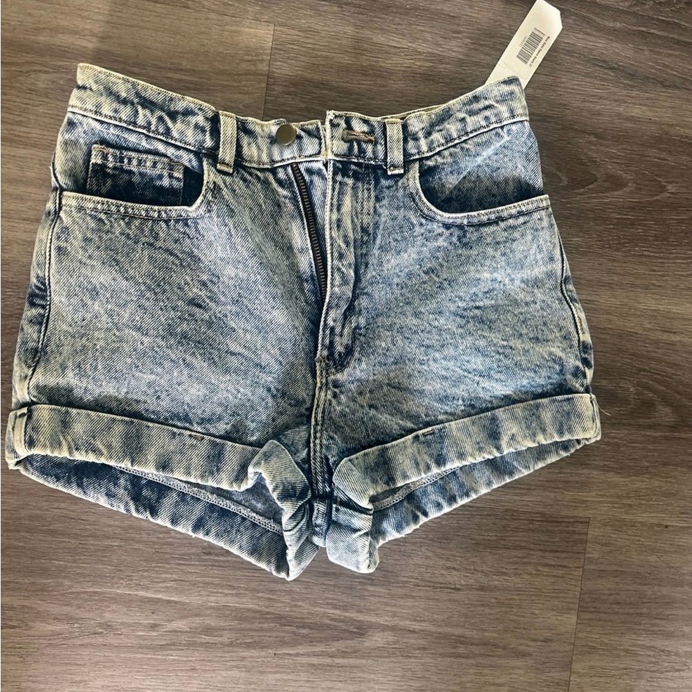 American Apparel Acid Wash Jean Shorts size 27